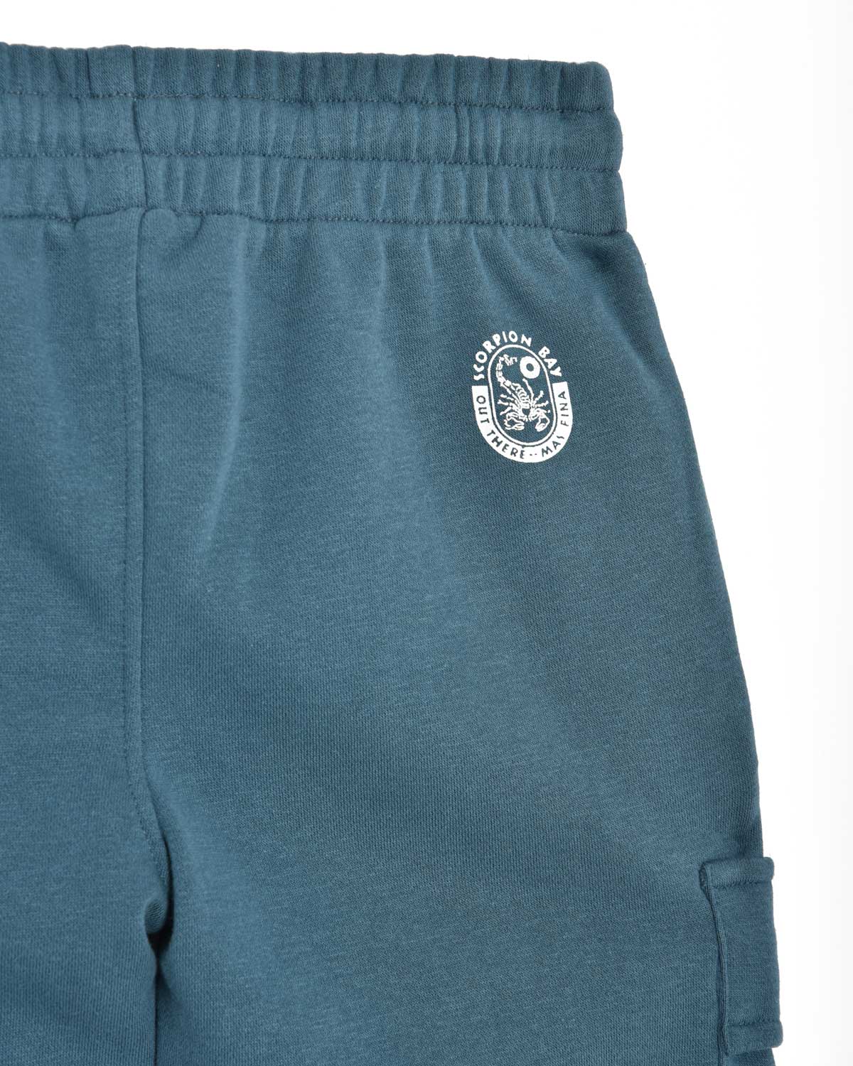 Bambino | Jogger Cargo Essential Color Petrolio - Scorpion Bay
