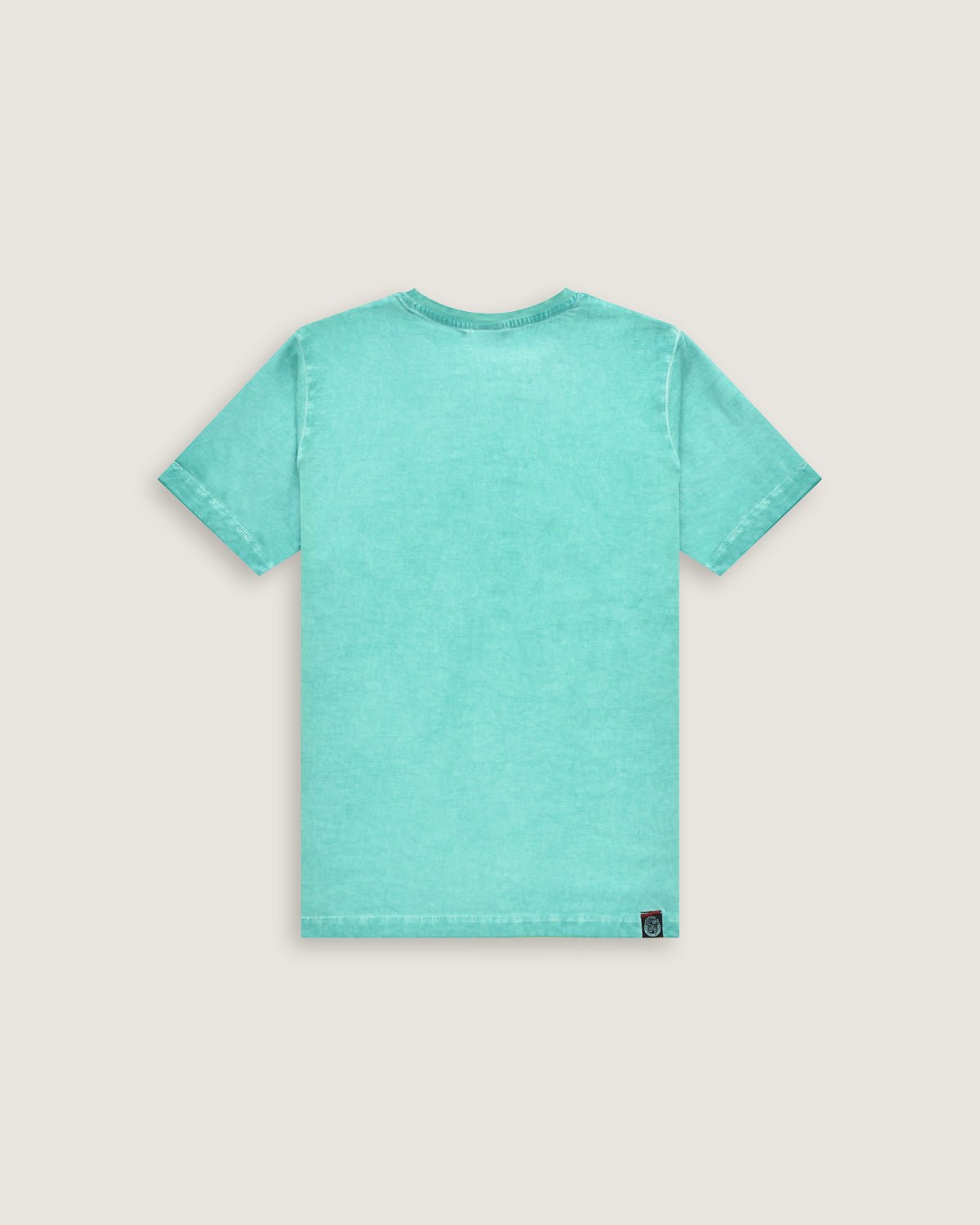Bambino | T-Shirt 100% Cotone Color Acquamarina Con Stampa "Hollywood Stickers" - Scorpion Bay