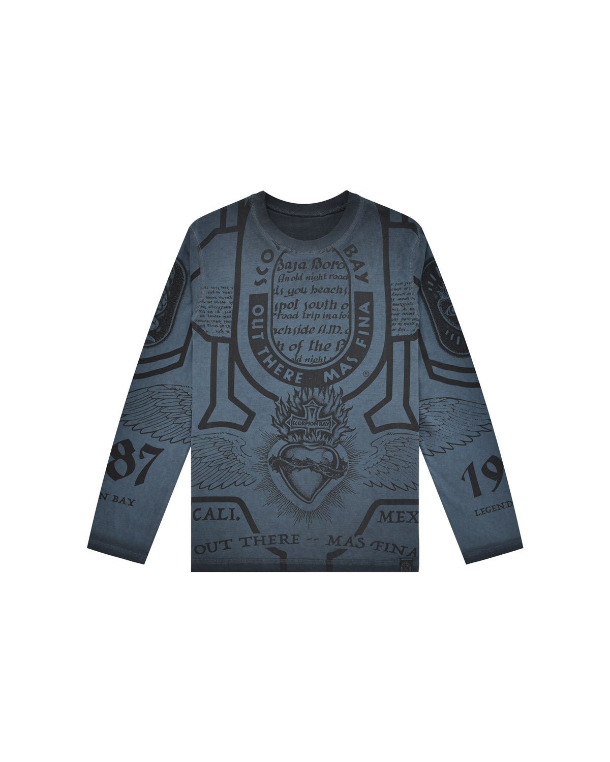 Bambino | T-Shirt A Maniche Lunghe Doubleface Con Stampa "Scorpion Ouija" - Scorpion Bay