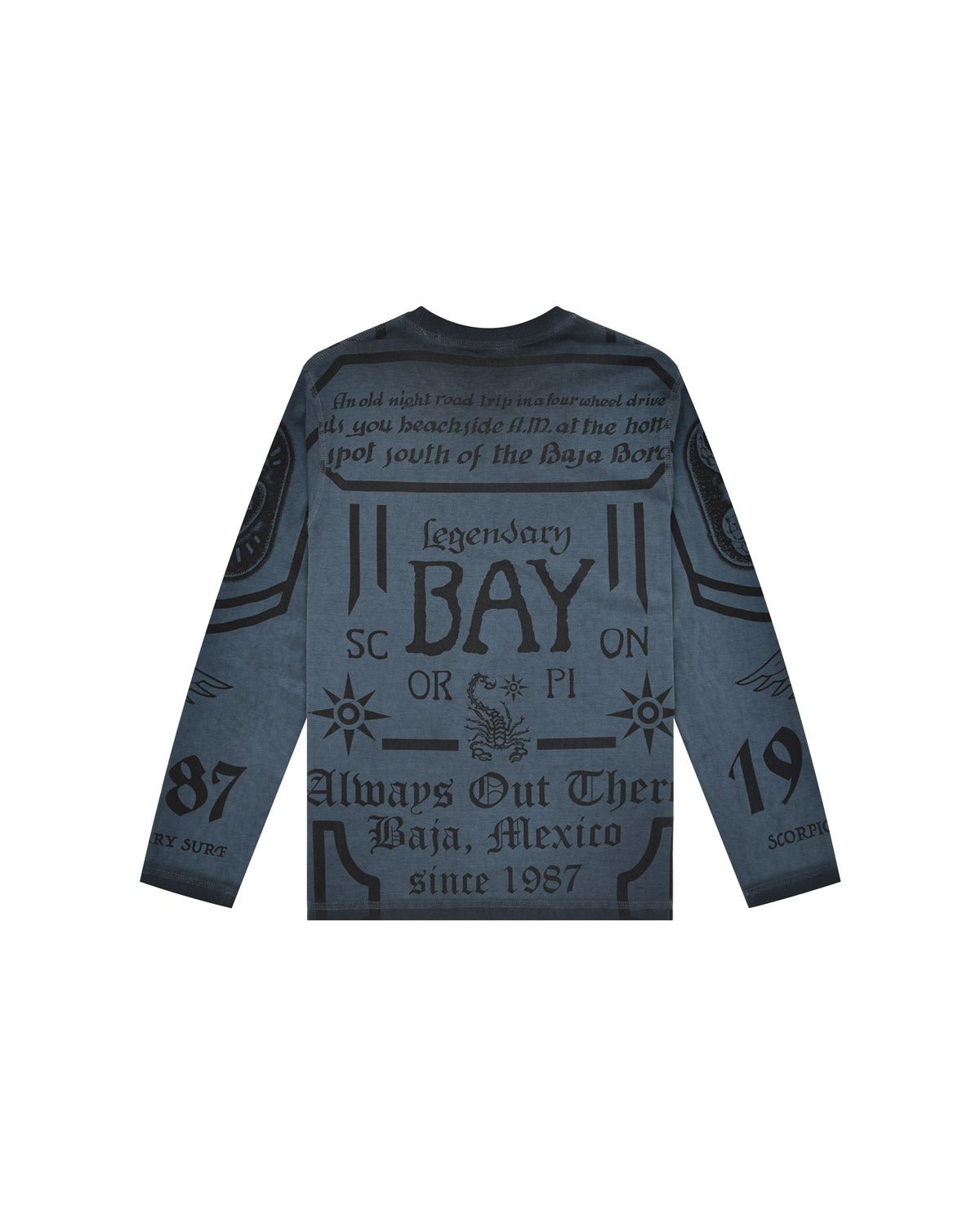Bambino | T-Shirt A Maniche Lunghe Doubleface Con Stampa "Scorpion Ouija" - Scorpion Bay