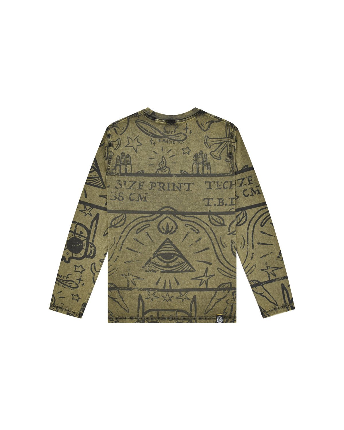 Bambino | T-Shirt A Maniche Lunghe Doubleface Gialla “Magic Bay-Bot” - Scorpion Bay
