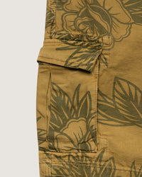 Bermuda cargo con stampa floreale uomo - Scorpion Bay