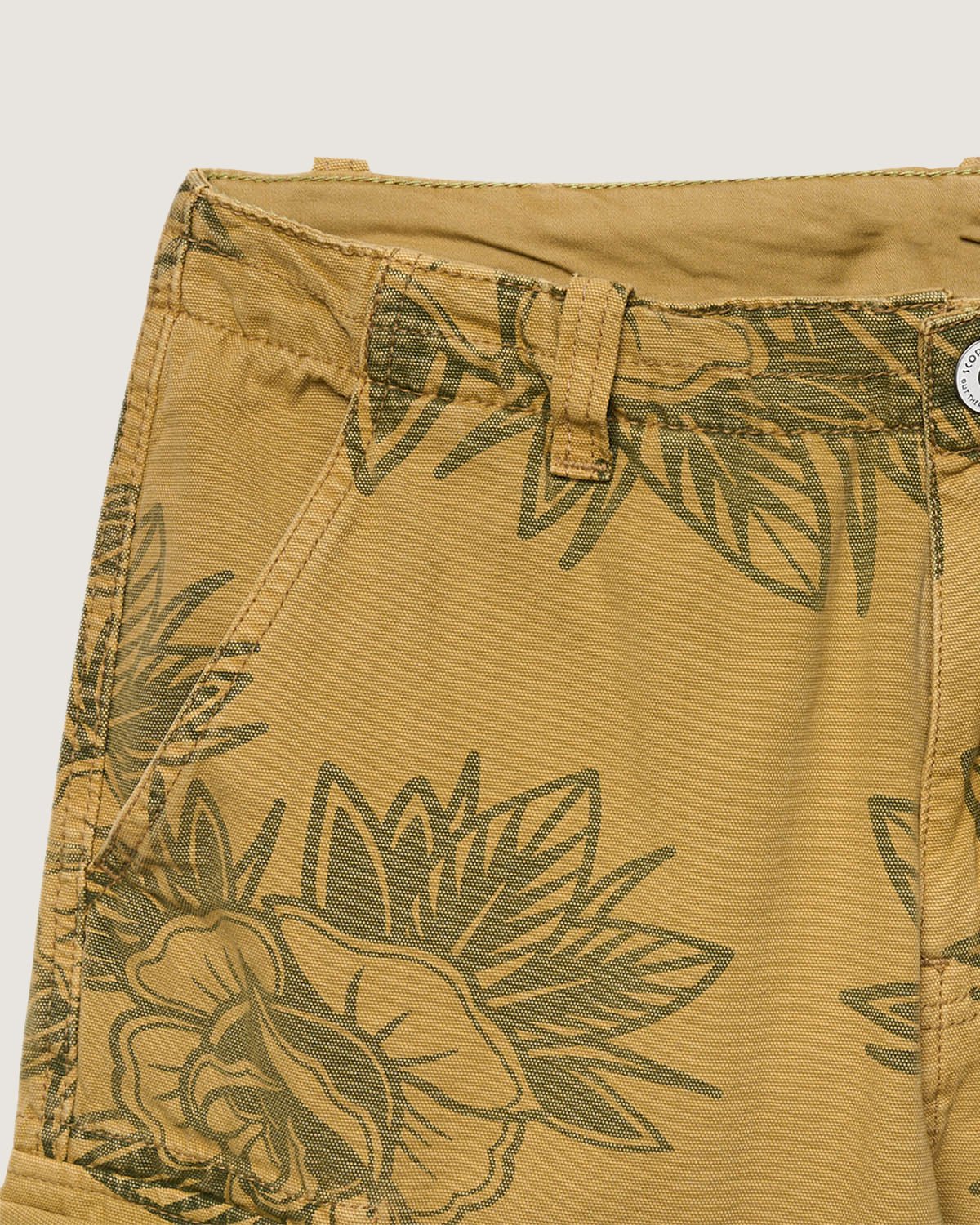 Bermuda cargo con stampa floreale uomo - Scorpion Bay