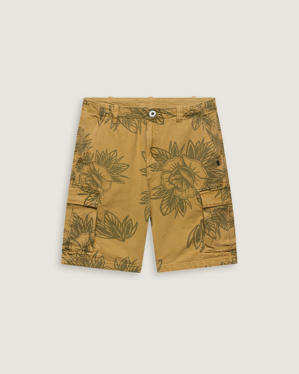 Bermuda cargo con stampa floreale uomo - Scorpion Bay