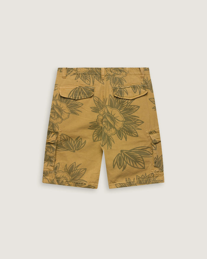 Bermuda cargo con stampa floreale uomo - Scorpion Bay