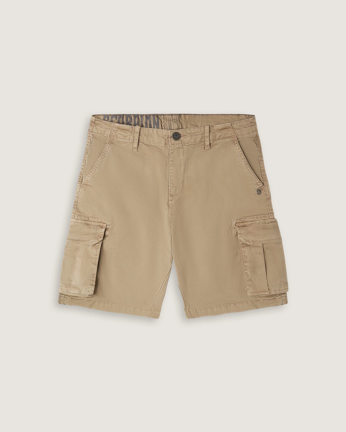 Bermuda cargo iconic con logo ricamato sul retro uomo - Scorpion Bay