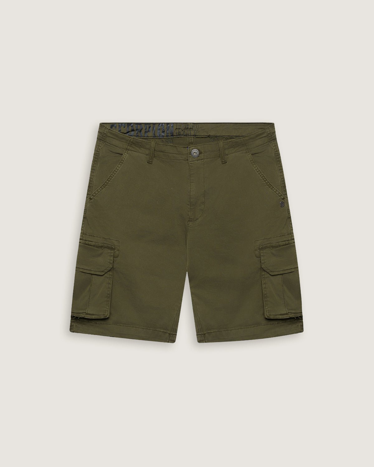 Bermuda cargo iconic con logo ricamato sul retro uomo - Scorpion Bay