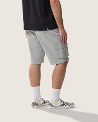 Bermuda cargo iconic con logo ricamato sul retro uomo - Scorpion Bay