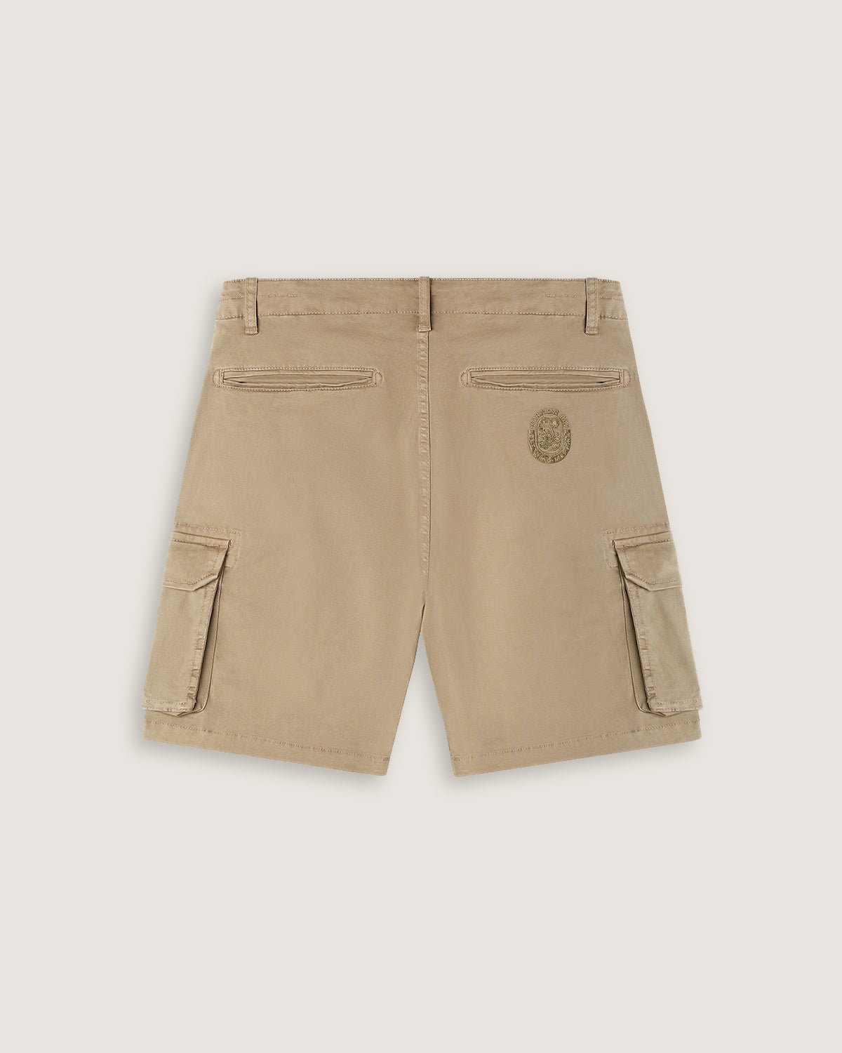 Bermuda cargo iconic con logo ricamato sul retro uomo - Scorpion Bay