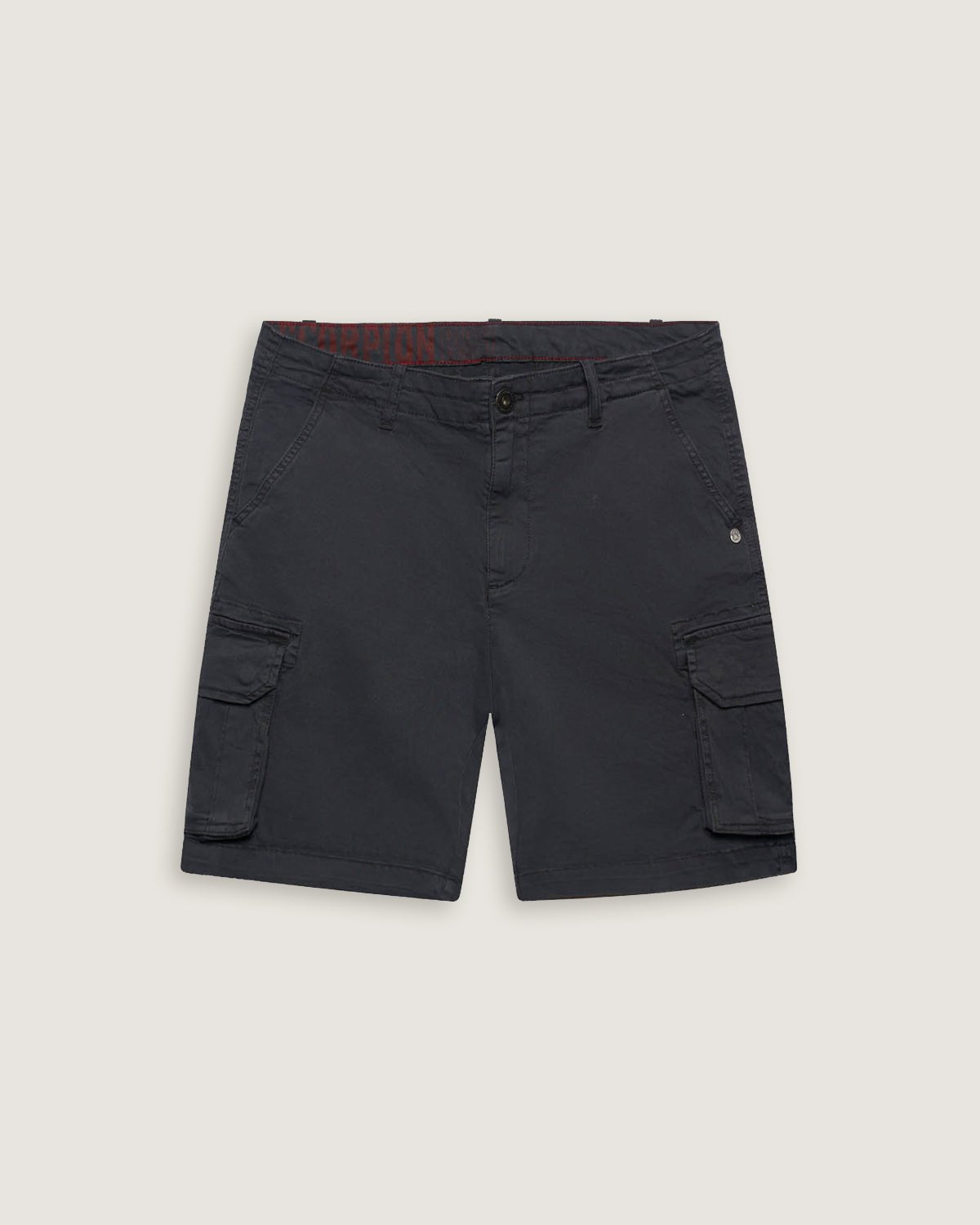 Bermuda cargo iconic con logo ricamato sul retro uomo - Scorpion Bay