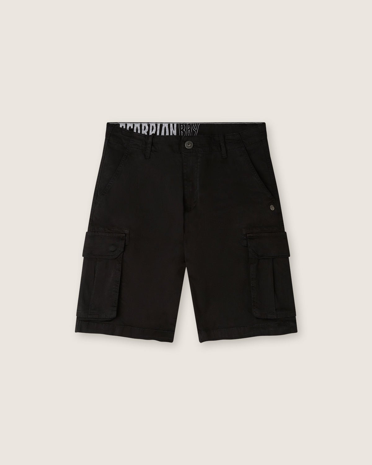 Bermuda cargo iconic con logo ricamato sul retro uomo - Scorpion Bay