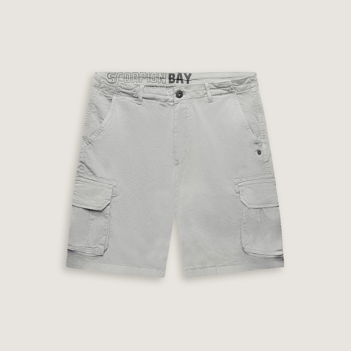 Short cargo Unionbay Cordova Messenger avec ceinture - Pour homme - Tailles normales et grandes - gris - 48 FR
