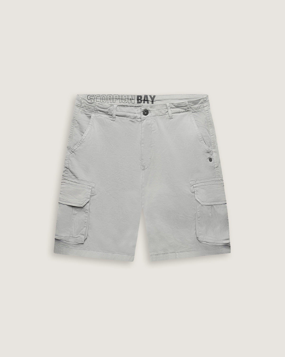 Bermuda cargo iconic con logo ricamato sul retro uomo - Scorpion Bay