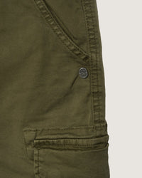 Bermuda cargo iconic con logo ricamato sul retro uomo - Scorpion Bay