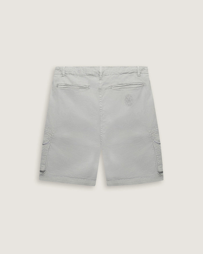 Bermuda cargo iconic con logo ricamato sul retro uomo - Scorpion Bay