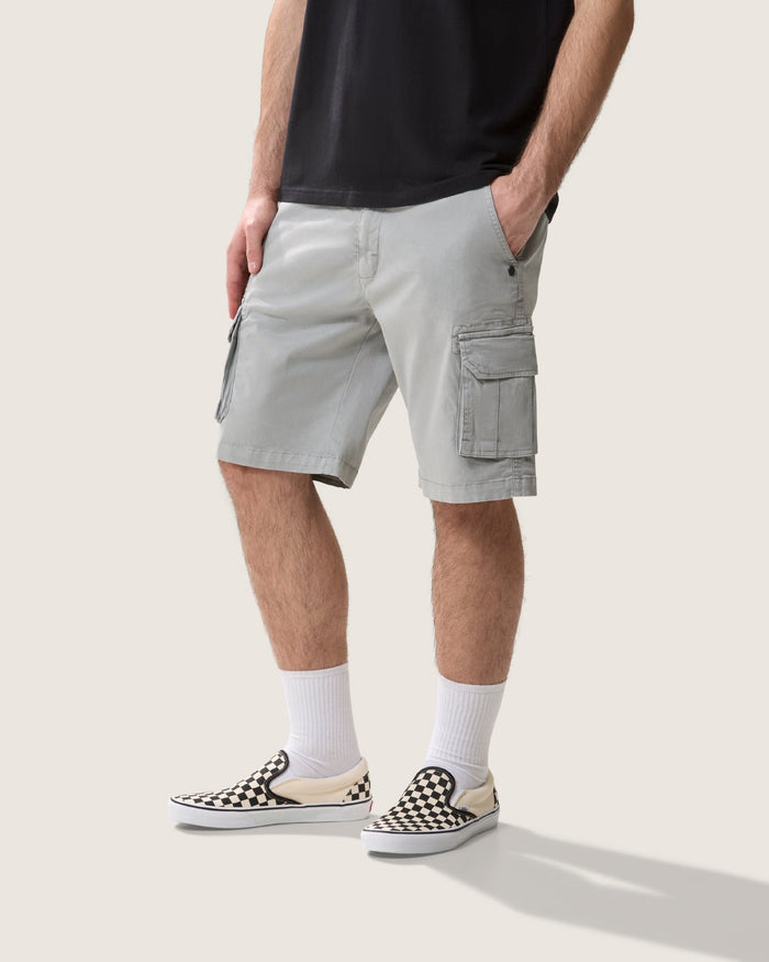 Bermuda cargo iconic con logo ricamato sul retro uomo - Scorpion Bay