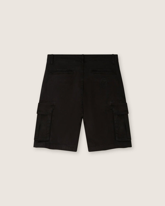 Bermuda cargo iconic con logo ricamato sul retro uomo - Scorpion Bay