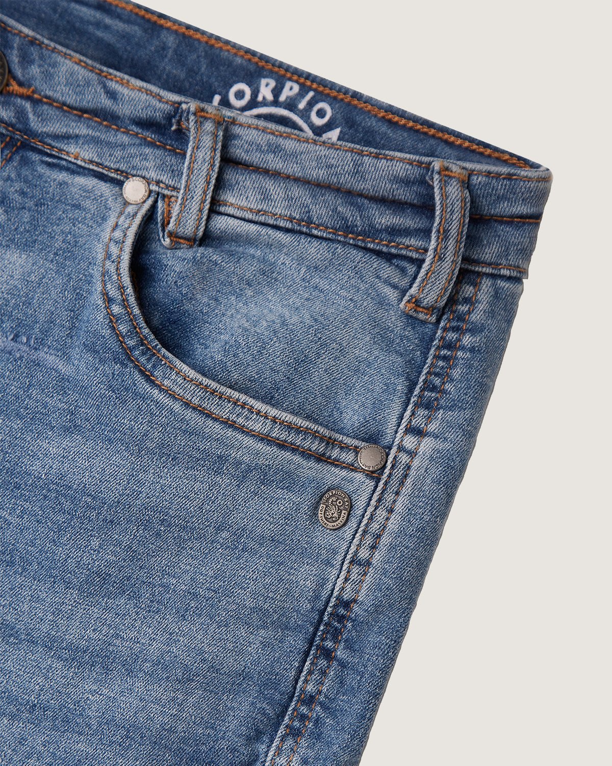 Bermuda cargo in denim bambino - Scorpion Bay