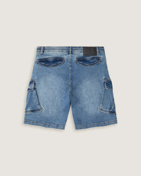 Bermuda cargo in denim bambino - Scorpion Bay