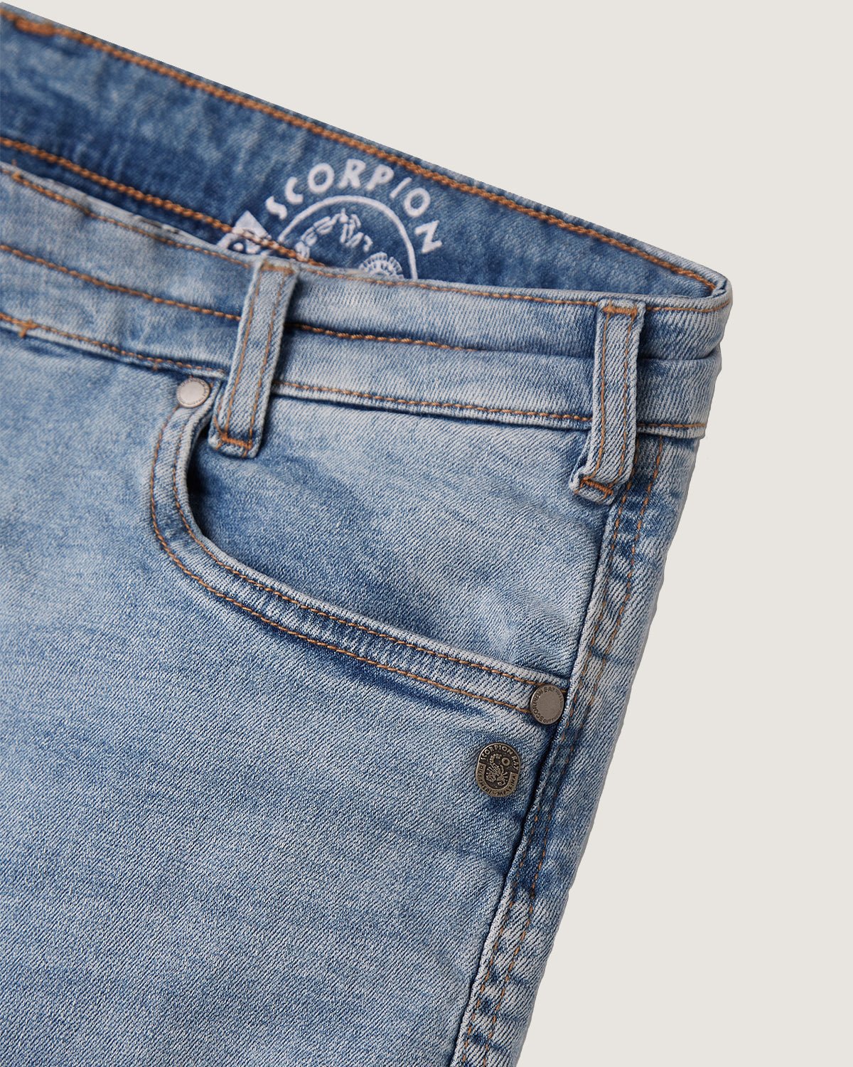 Bermuda cargo in denim uomo - Scorpion Bay