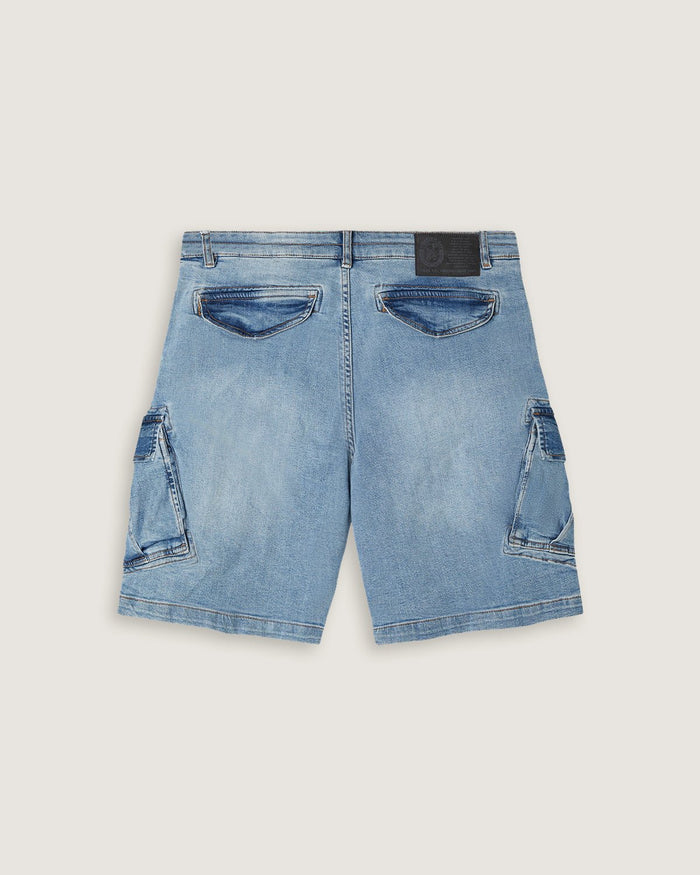 Bermuda cargo in denim uomo - Scorpion Bay