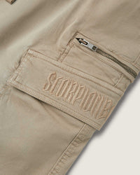 Bermuda cargo multitasca "Gothic Lettering" uomo - Scorpion Bay