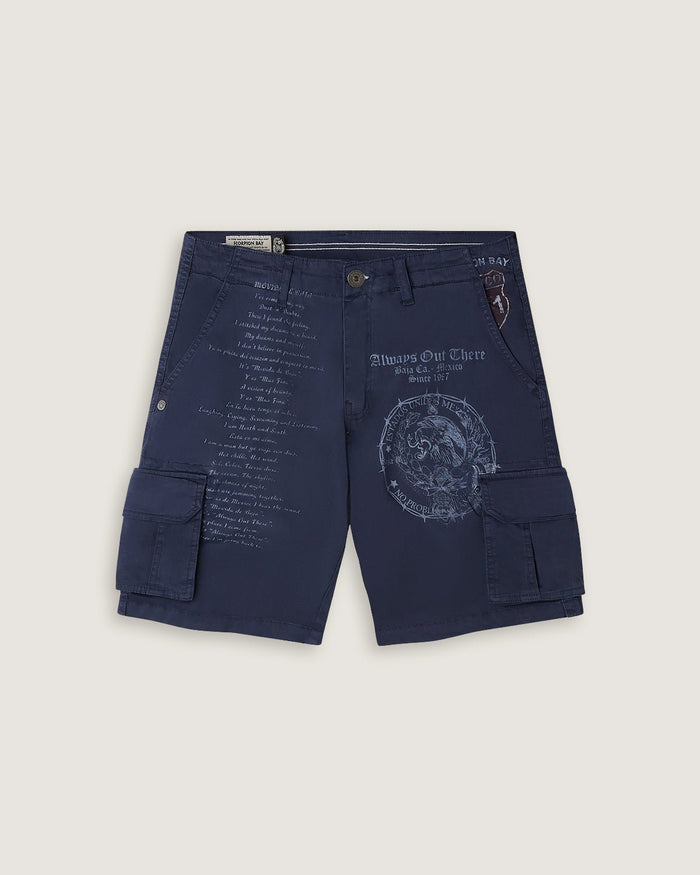 Bermuda cargo multitasca "Tattoo All Over" uomo - Scorpion Bay