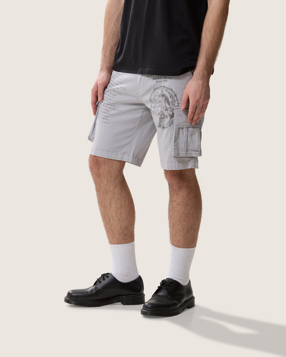 Bermuda cargo multitasca "Tattoo All Over" uomo - Scorpion Bay