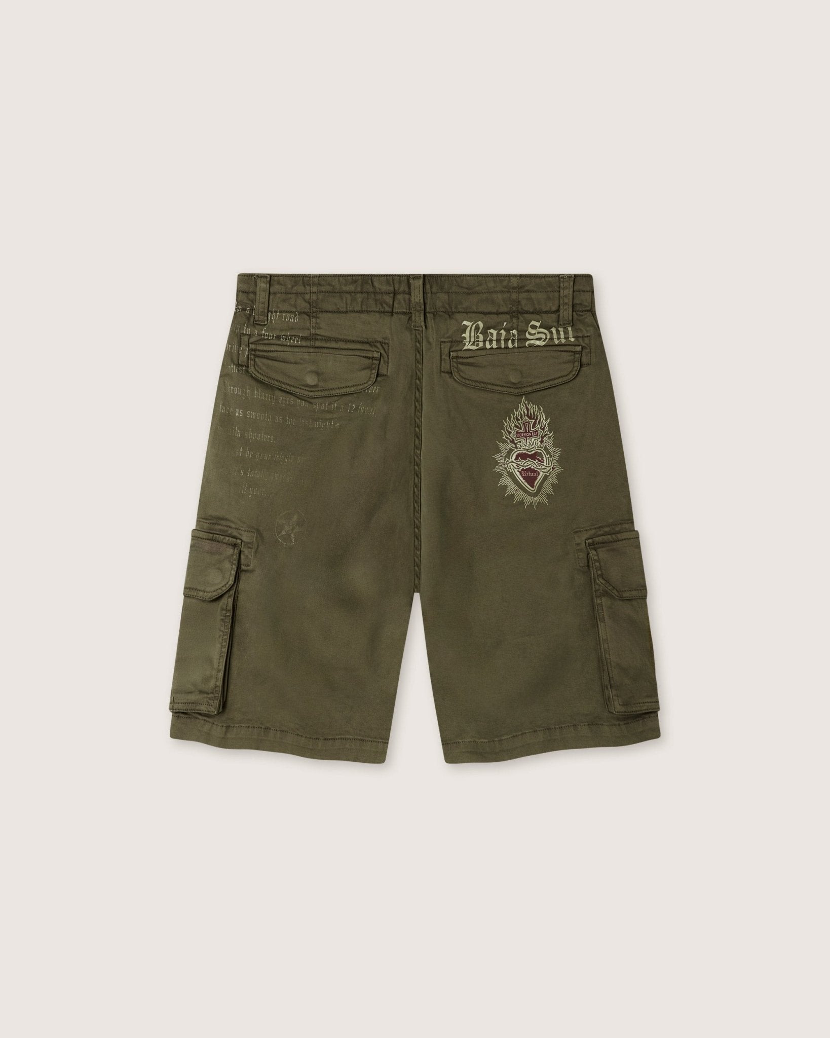 Bermuda cargo multitasca "Tattoo All Over" uomo - Scorpion Bay