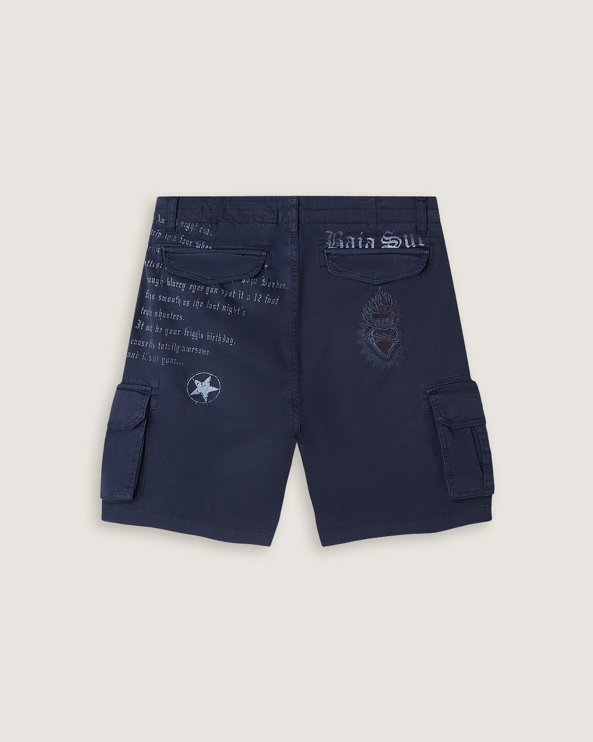 Bermuda cargo multitasca "Tattoo All Over" uomo - Scorpion Bay