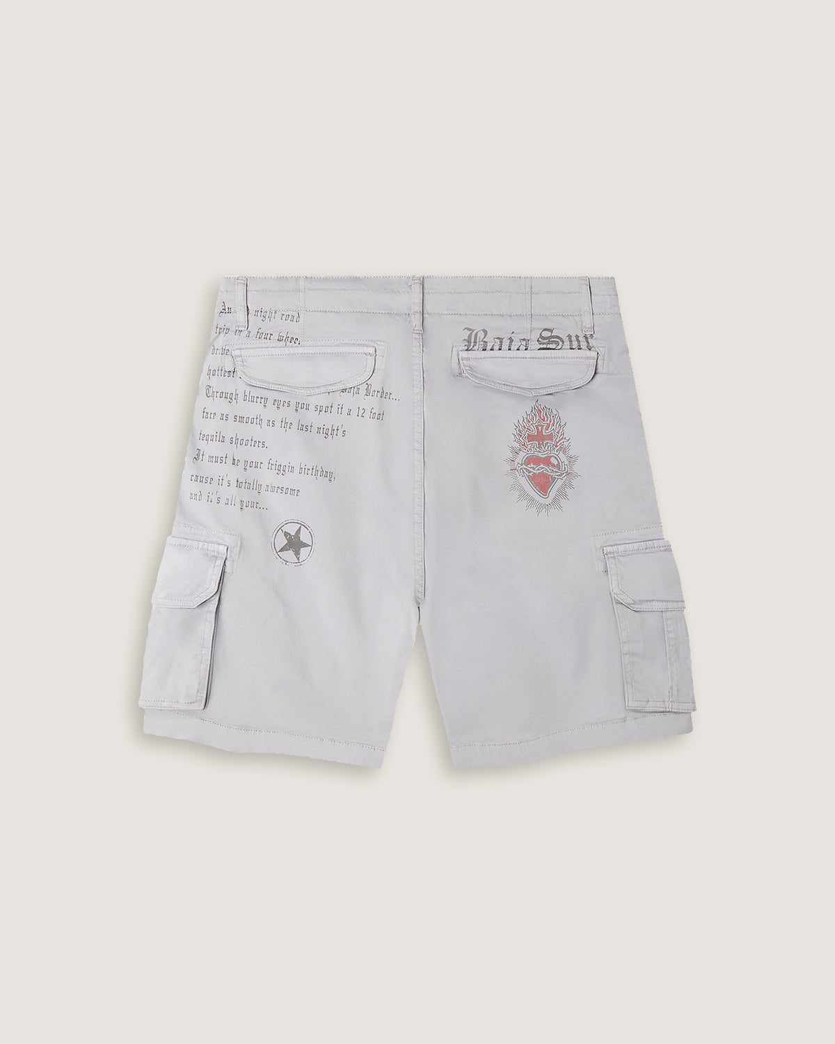 Bermuda cargo multitasca "Tattoo All Over" uomo - Scorpion Bay