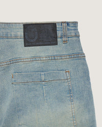 Bermuda in denim con rotture uomo - Scorpion Bay