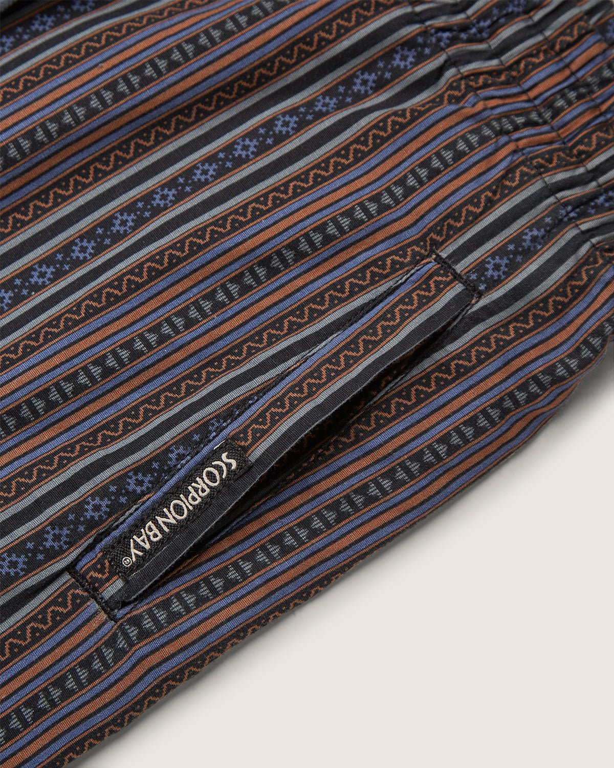 Bermuda in lino "Stripes Mariachi" uomo - Scorpion Bay