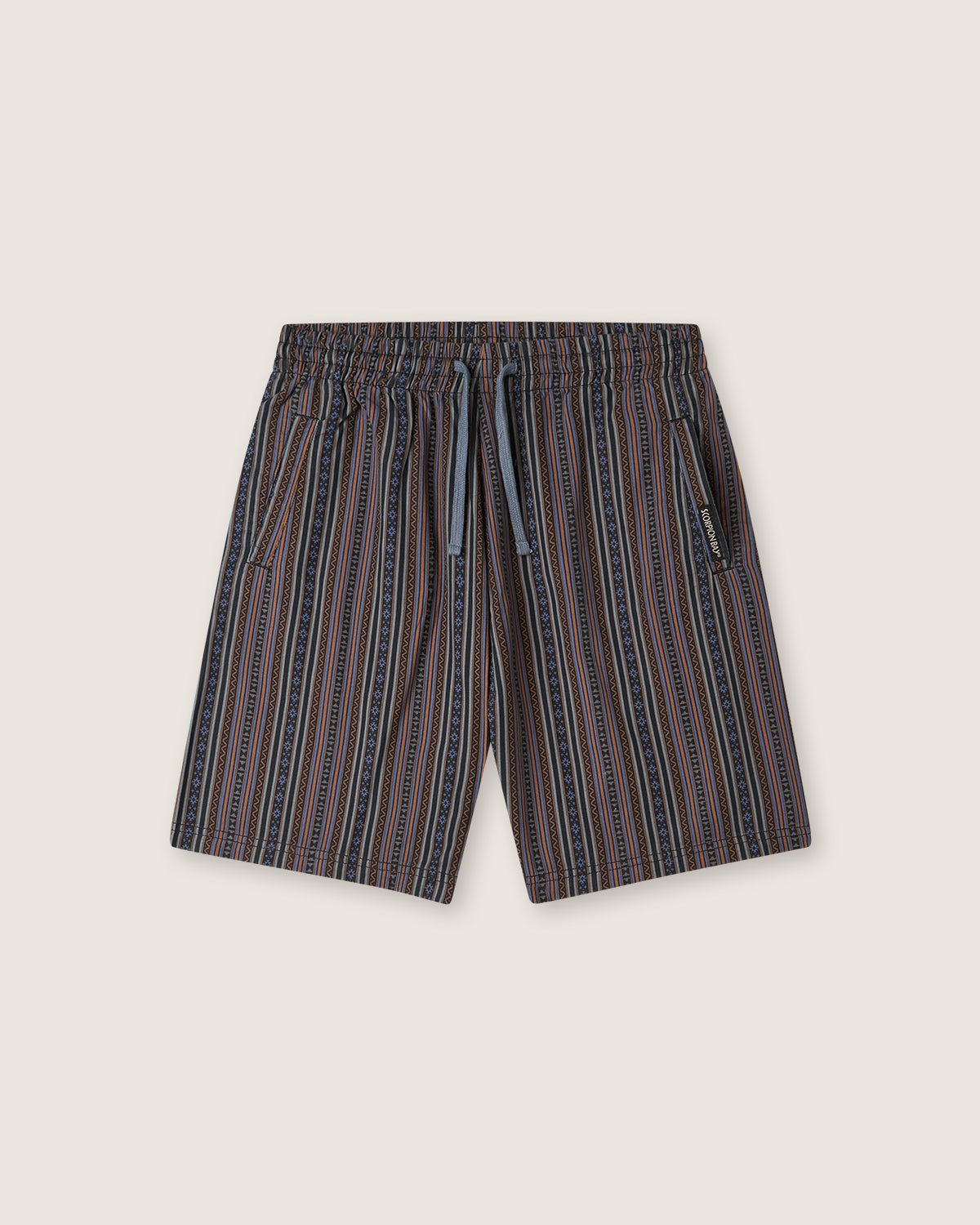 Bermuda in lino "Stripes Mariachi" uomo - Scorpion Bay