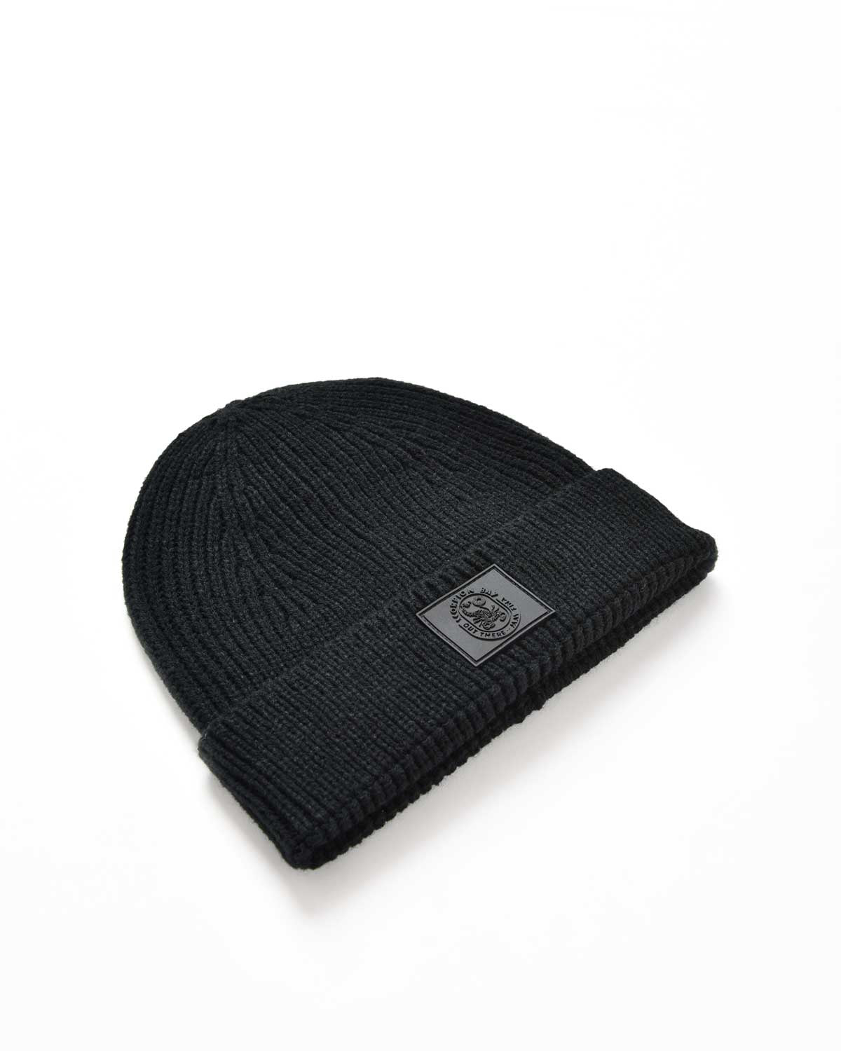 Berretto a coste con patch in gomma - Scorpion Bay