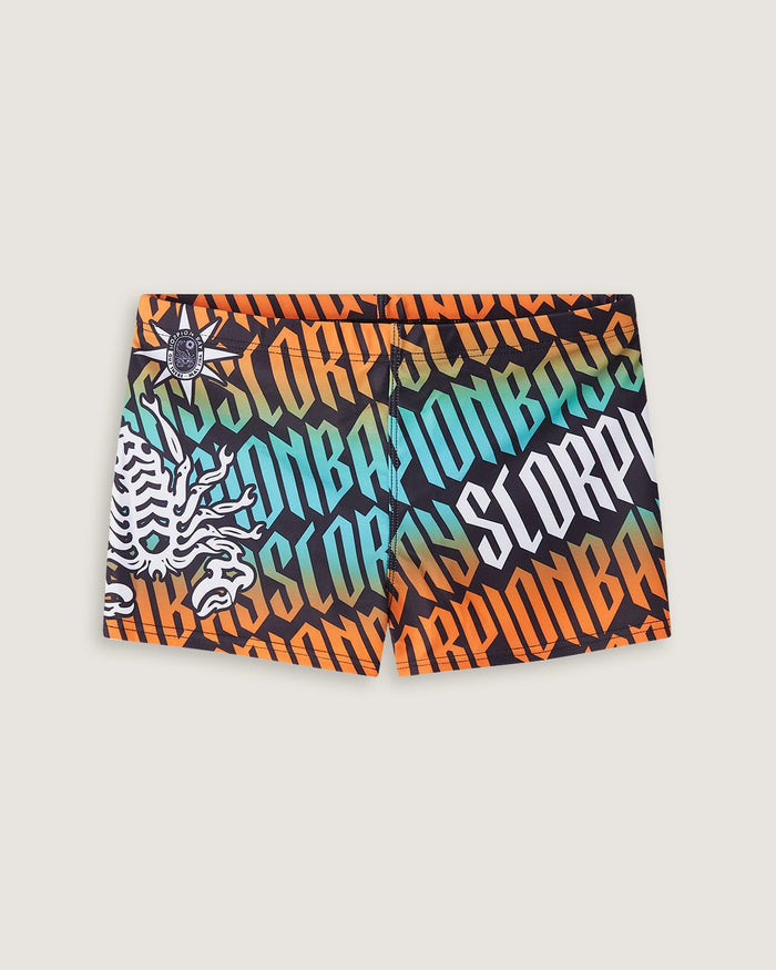 Boxer mare stampato all over "Gothic lettering" bambino - Scorpion Bay