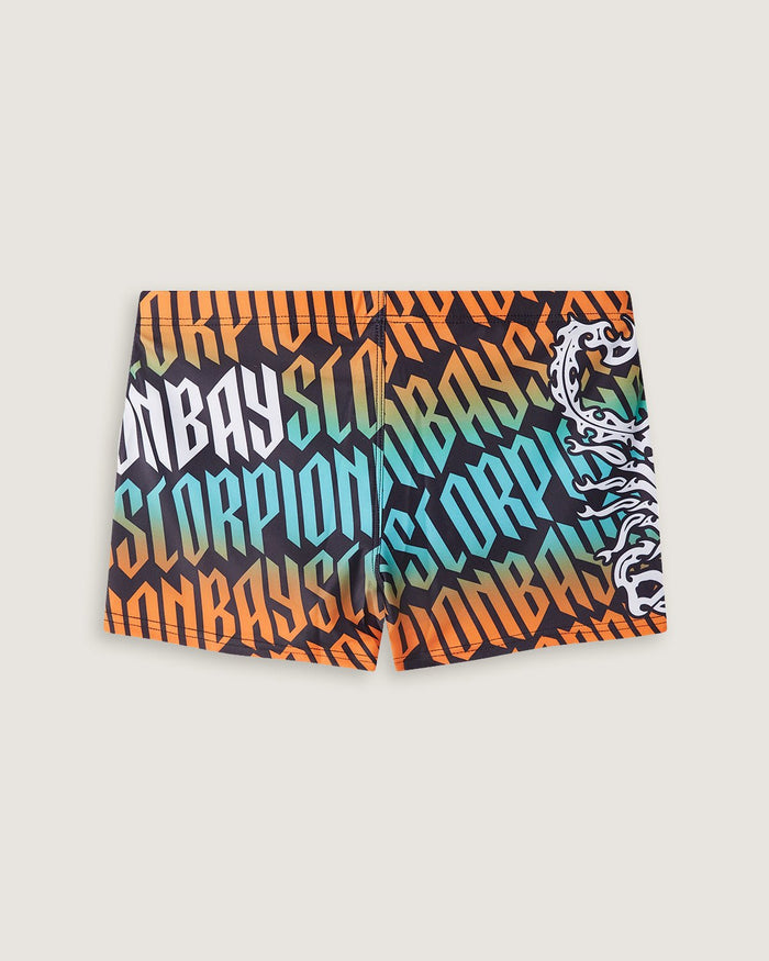 Boxer mare stampato all over "Gothic lettering" bambino - Scorpion Bay