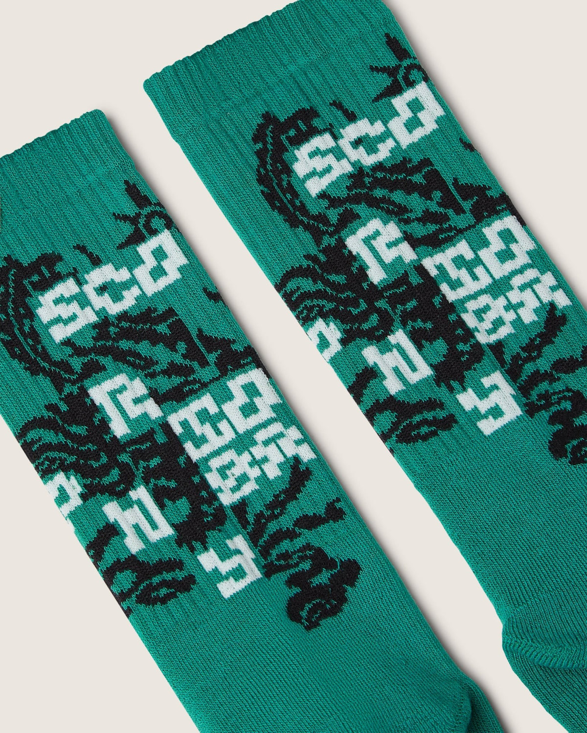Calze mid jacquard "Analog" - Scorpion Bay