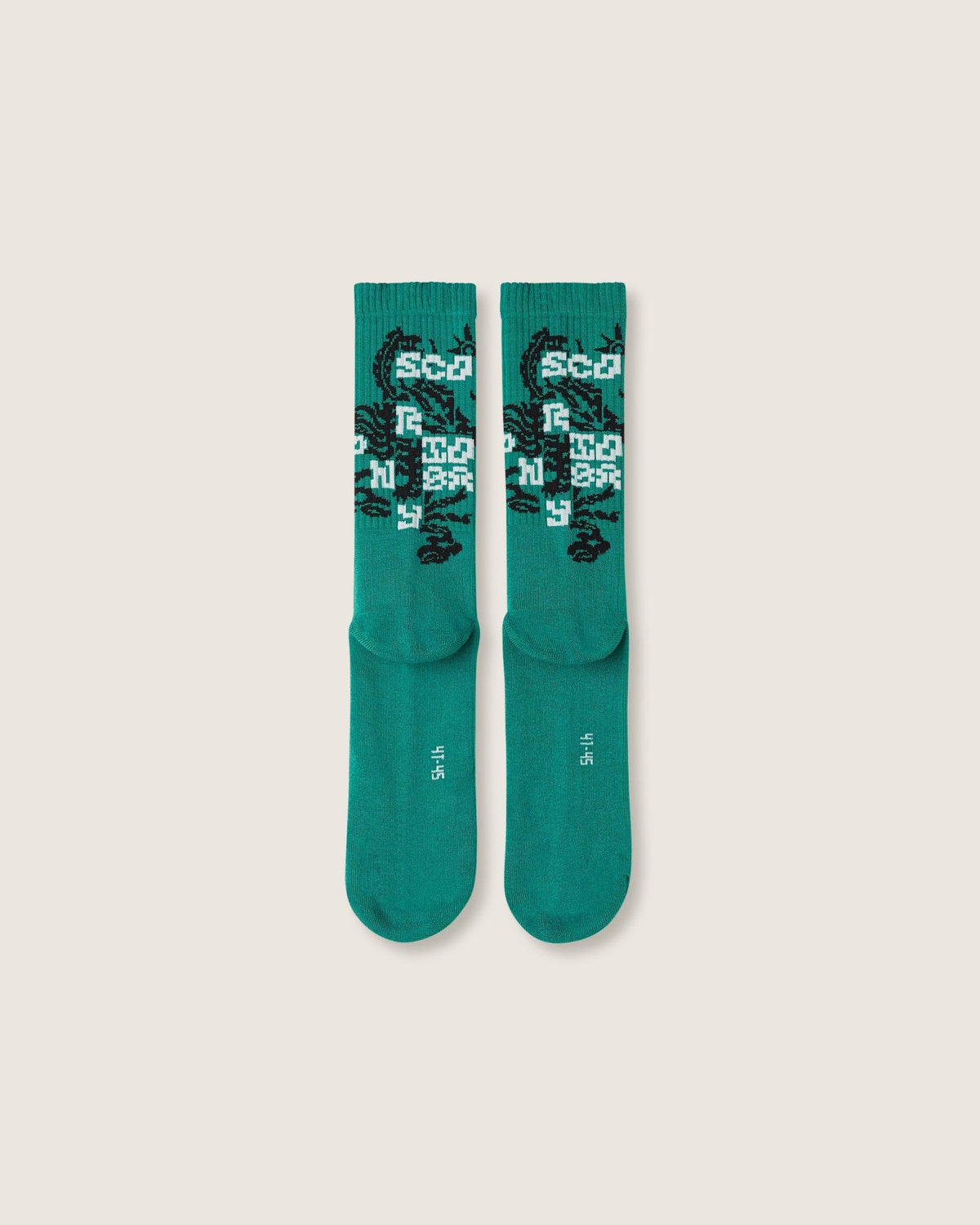 Calze mid jacquard "Analog" - Scorpion Bay