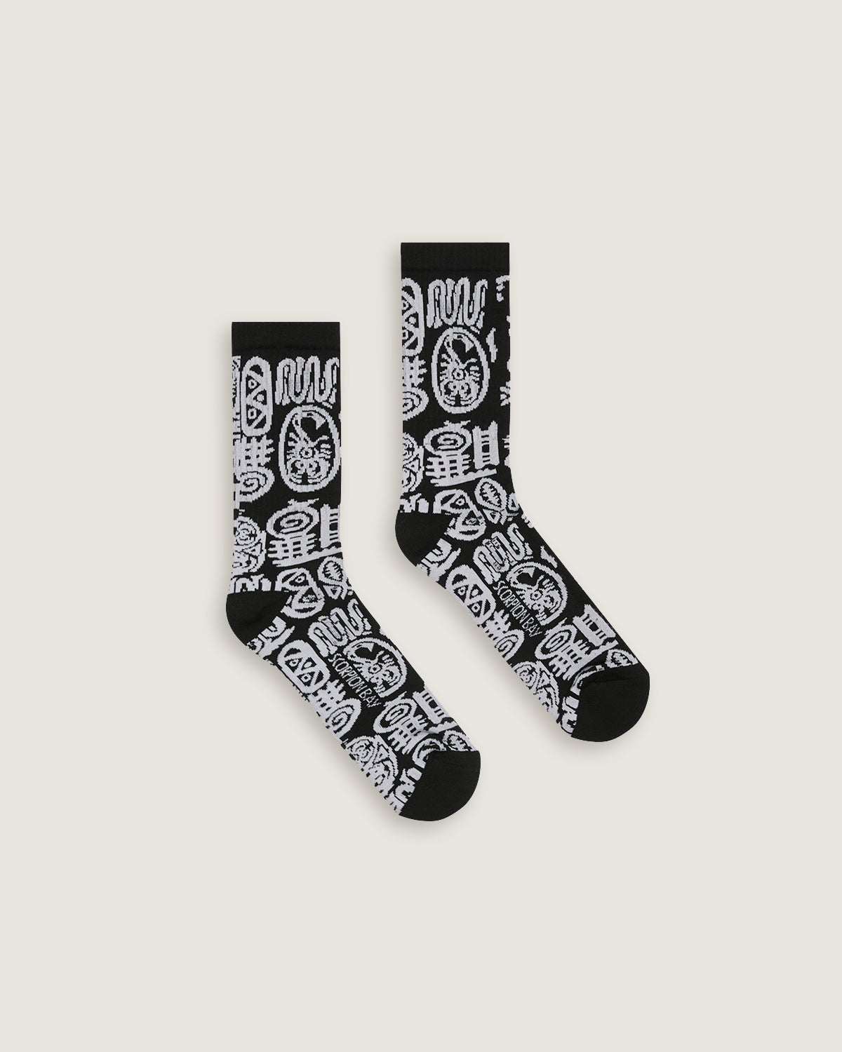 Calze mid jacquard "Aztec" - Scorpion Bay