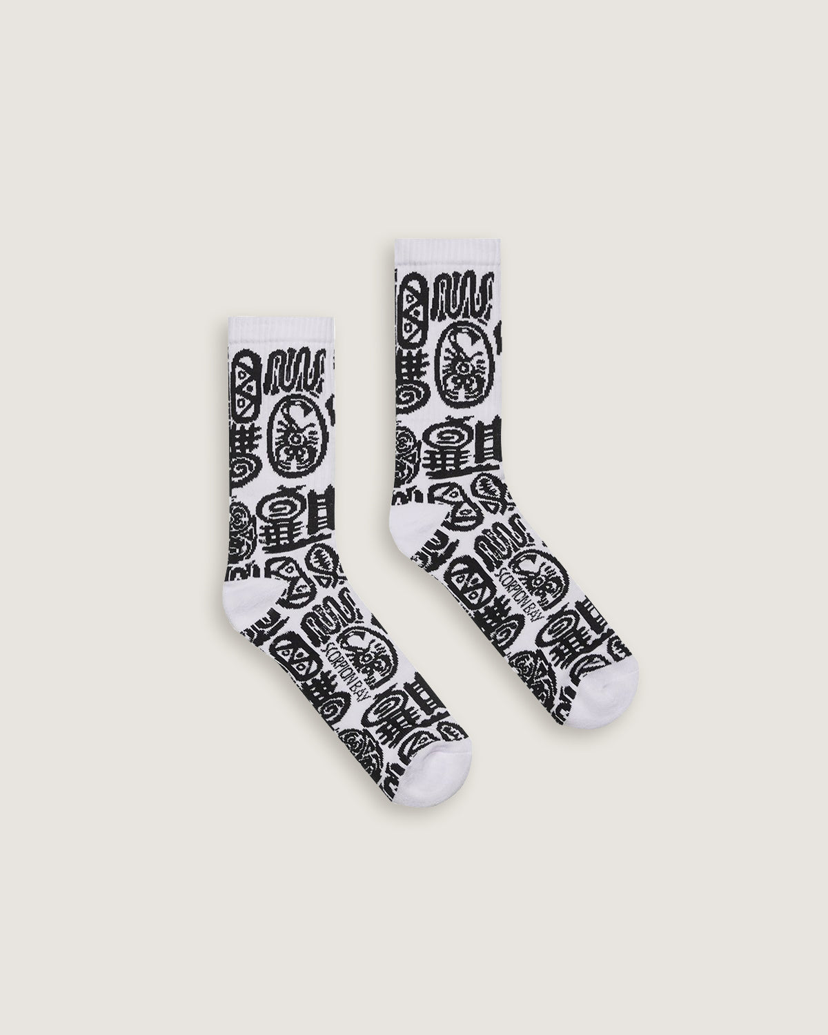 Calze mid jacquard "Aztec" - Scorpion Bay