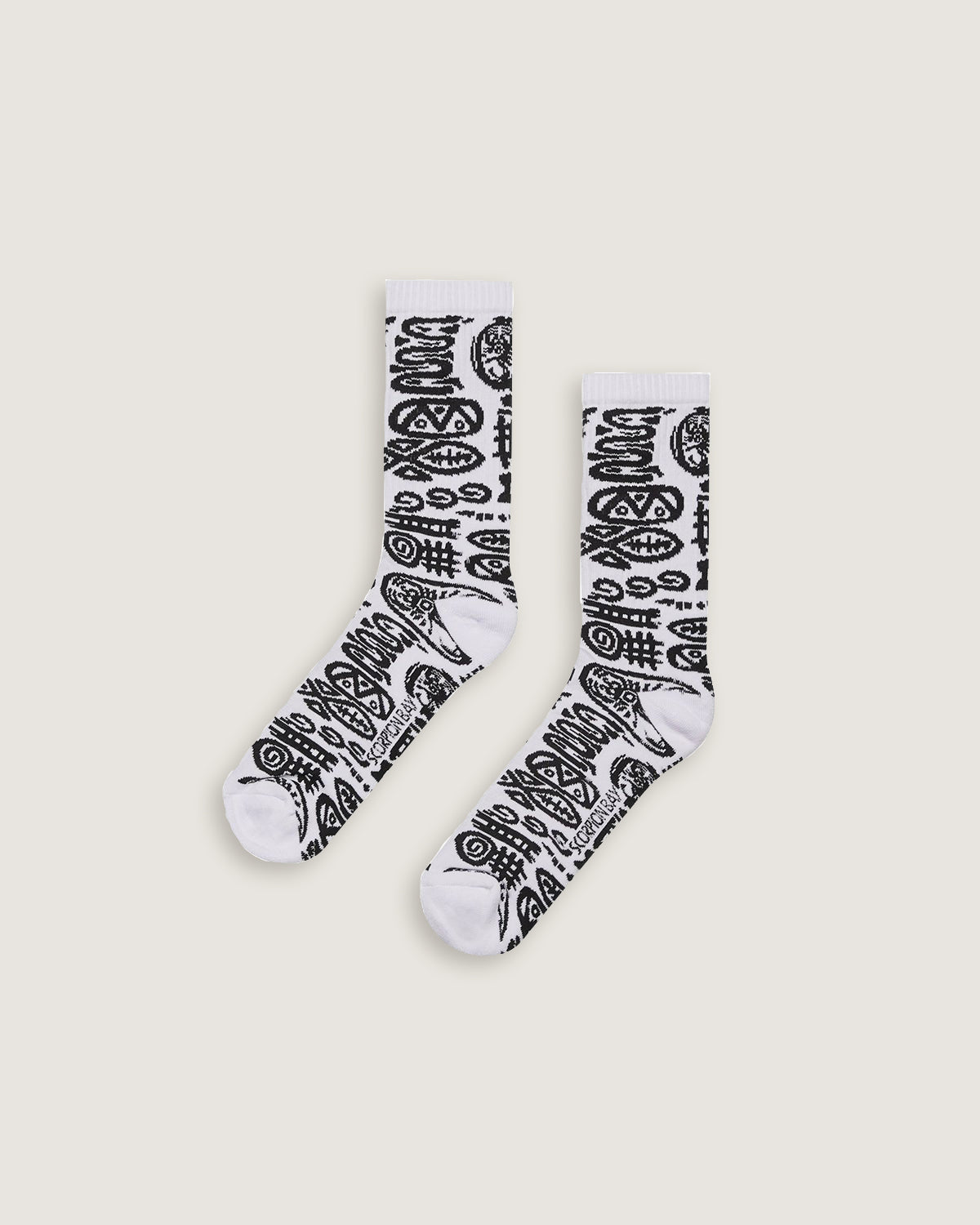 Calze mid jacquard "Aztec" - Scorpion Bay