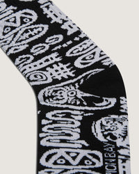 Calze mid jacquard "Aztec" - Scorpion Bay