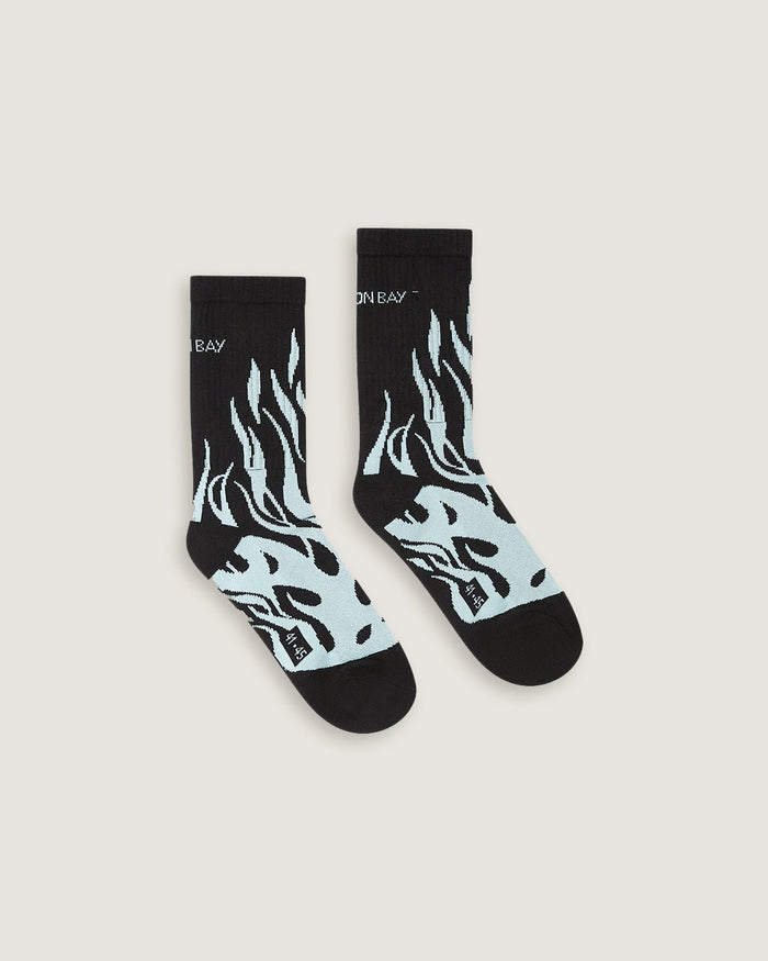 Calze mid jacquard "Dead Flames" - Scorpion Bay