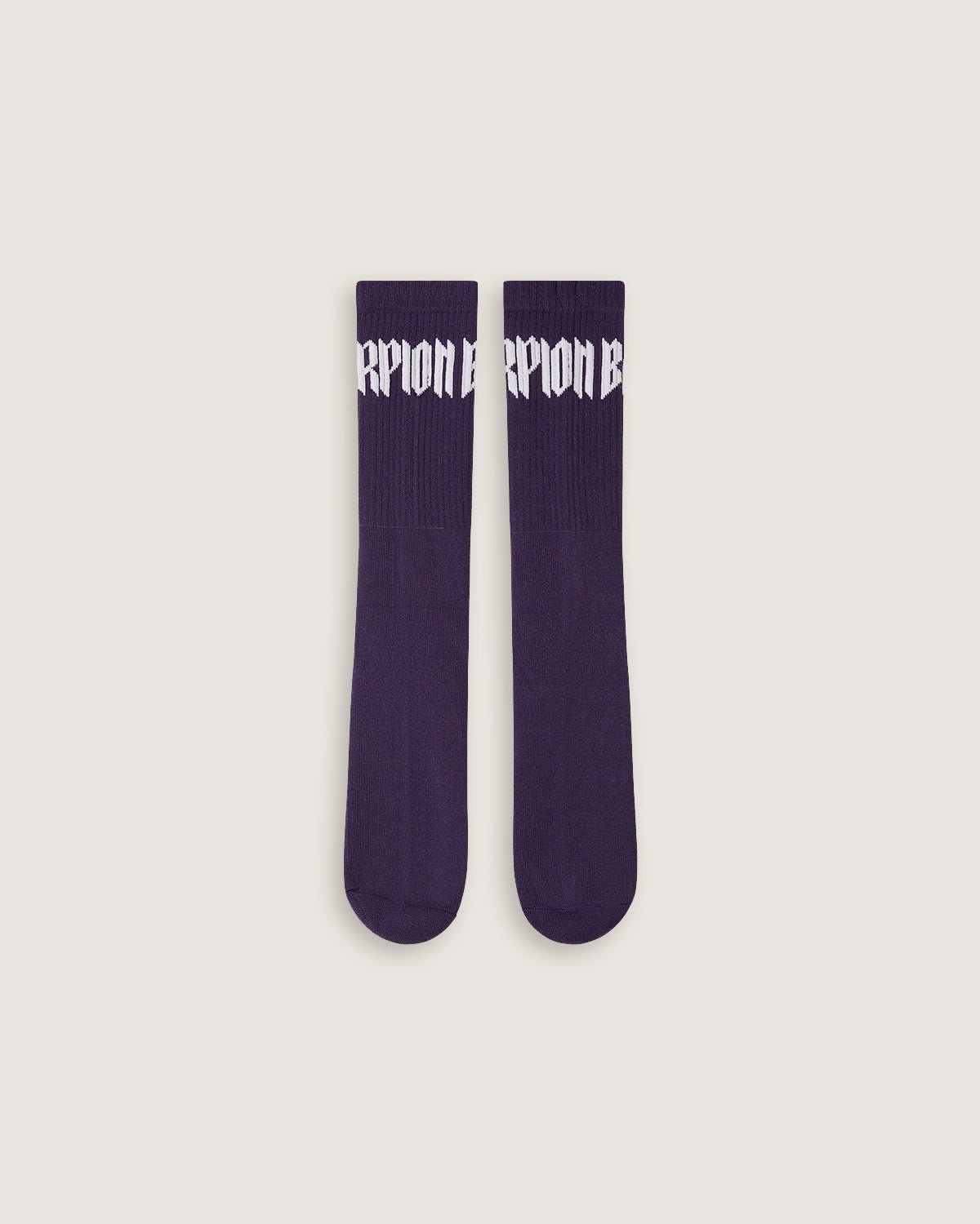 Calze mid jacquard "Gothic Lettering" - Scorpion Bay
