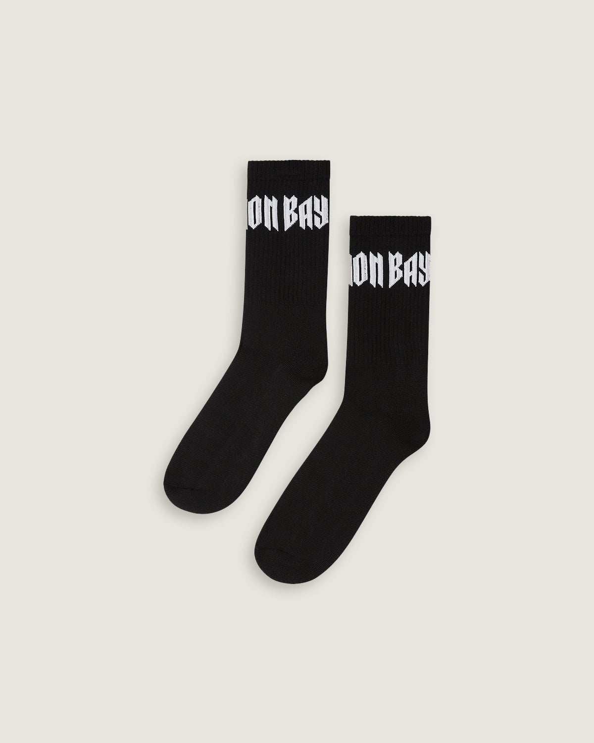 Calze mid jacquard "Gothic Lettering" - Scorpion Bay
