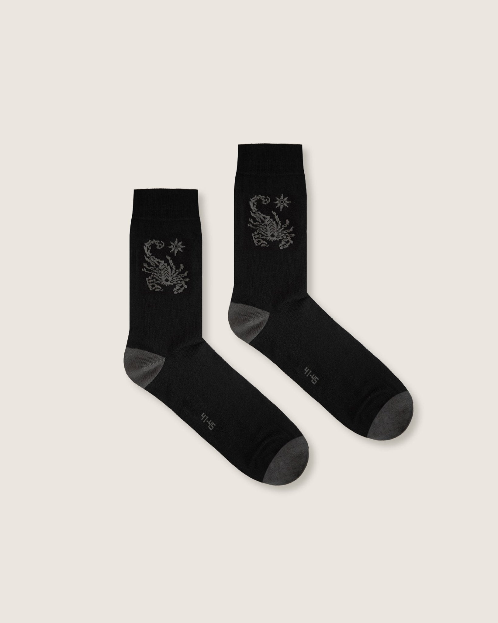 Calze mid jacquard "Iron" - Scorpion Bay