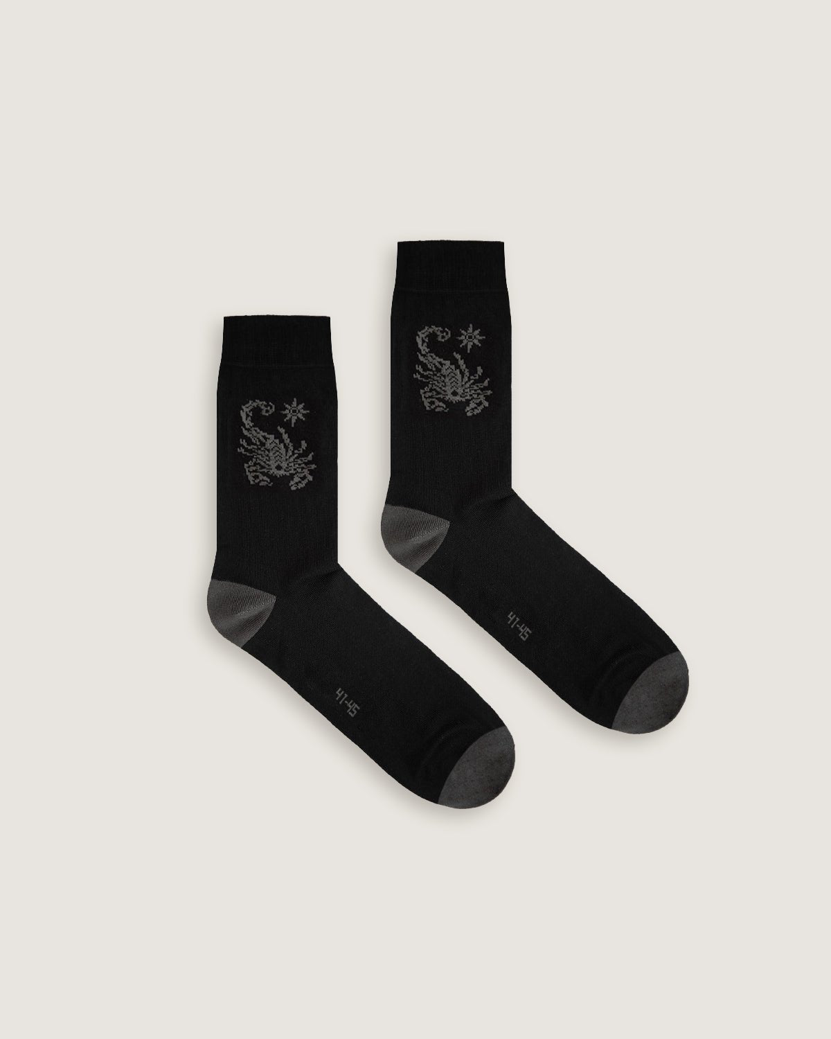 Calze mid jacquard "Iron" - Scorpion Bay