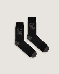 Calze mid jacquard "Iron" - Scorpion Bay