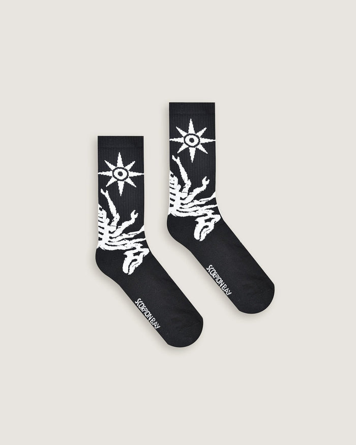 Calze mid jacquard "Iron" - Scorpion Bay